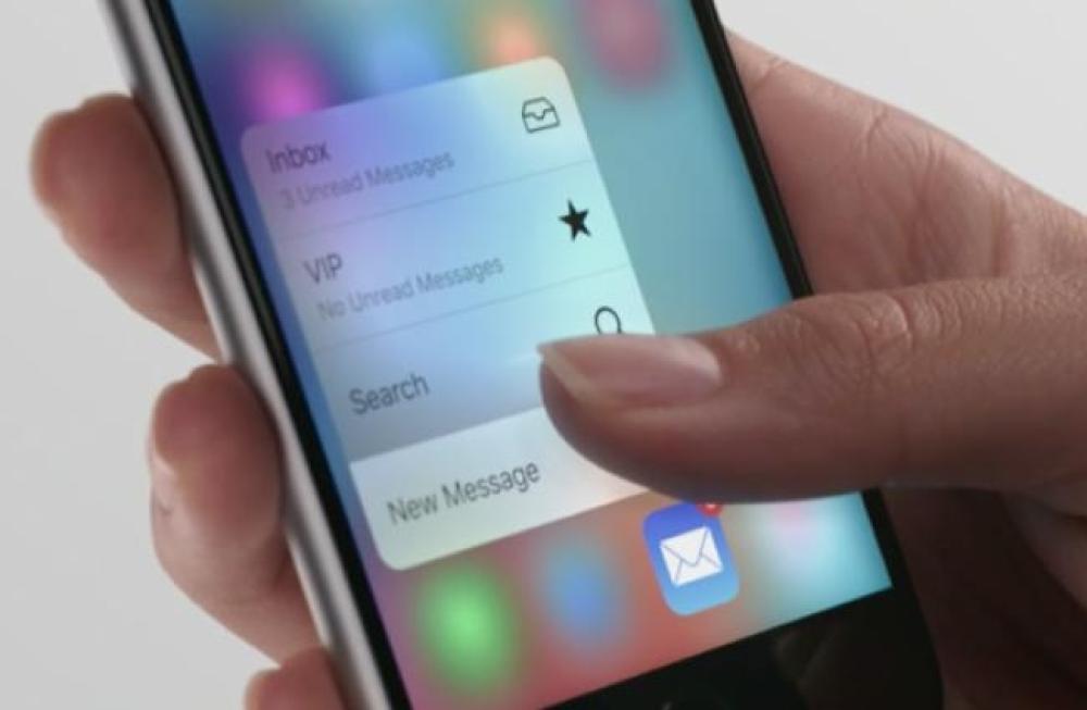 Apple é processada por infringir patentes com 3D Touch