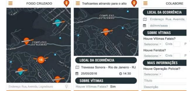 Plataforma digital indica locais de tiroteios no Grande Rio