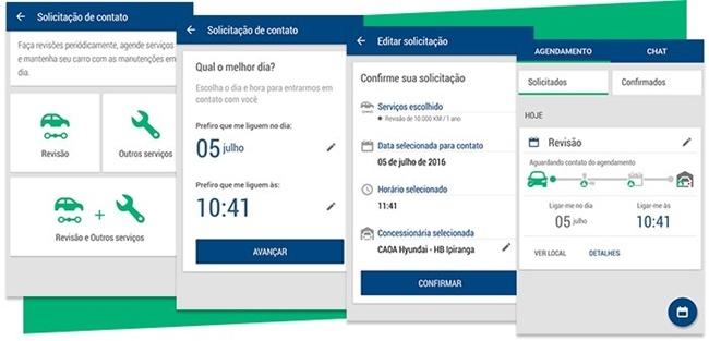 Hyundai lança aplicativo para agendamento de serviços nas concessionárias