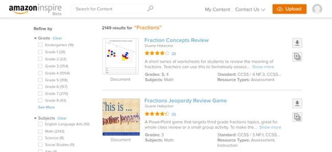 Amazon lança plataforma gratuita para reunir materiais de aprendizagem