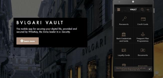 Bvlgari lança aplicativo para proteção de dados digitais