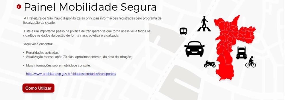 Prefeitura lança painel com dados sobre infrações de trânsito na cidade