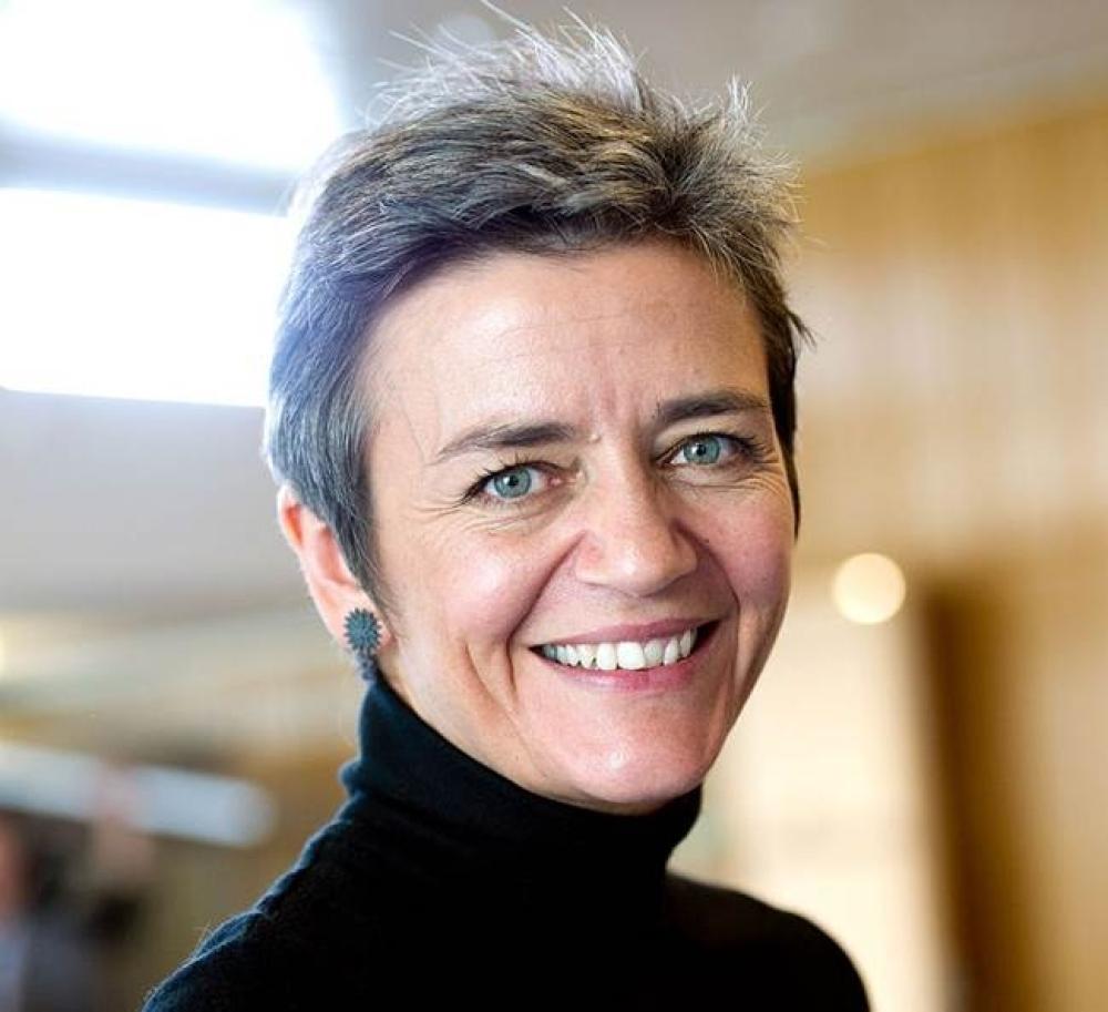 Líder antritruste europeia está de olho no uso de grandes quantidades de dados por gigantes de tecnologia