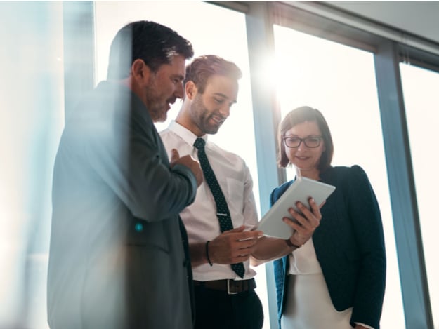 profissionais felizes