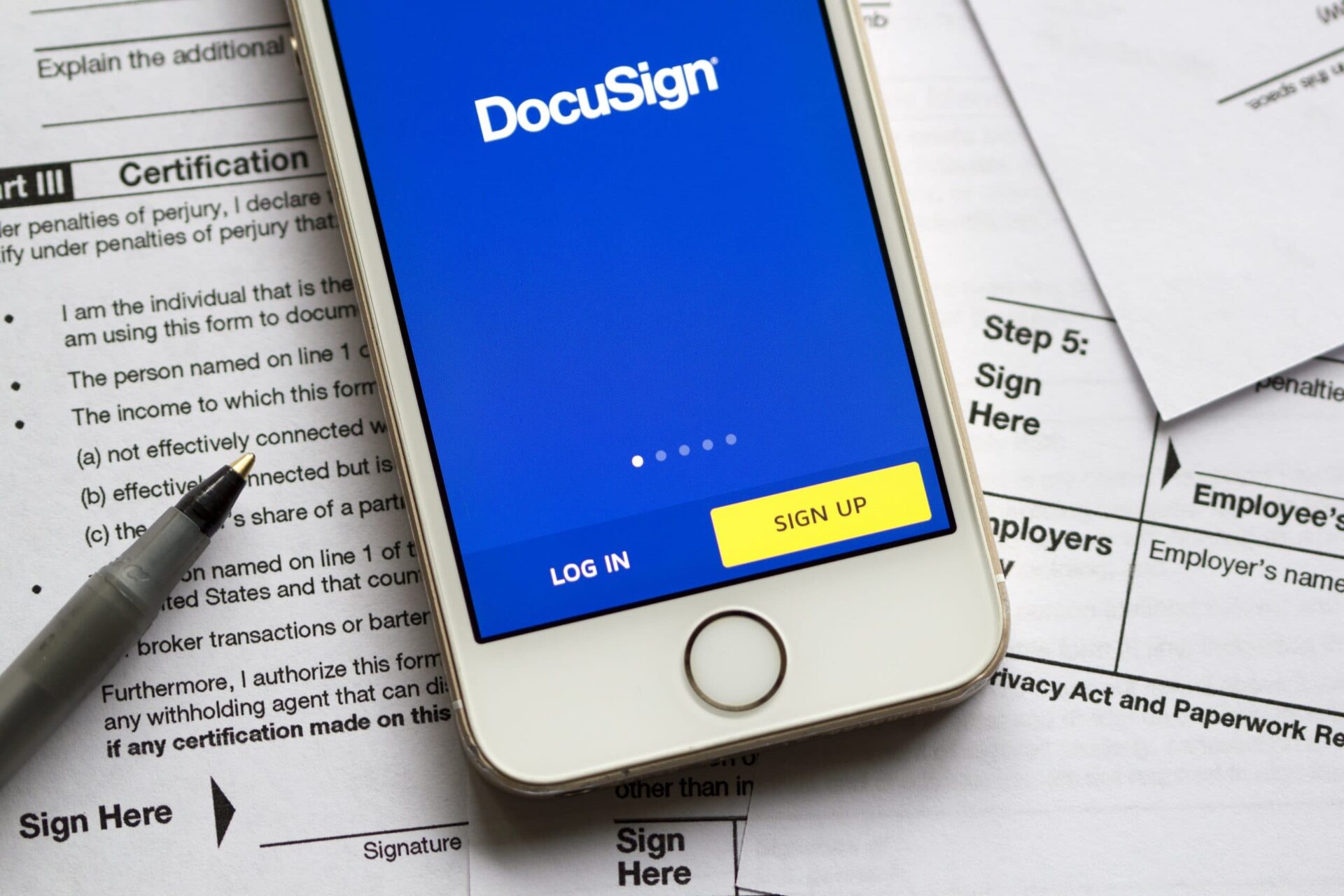 logo DocuSign assinatura eletrônica