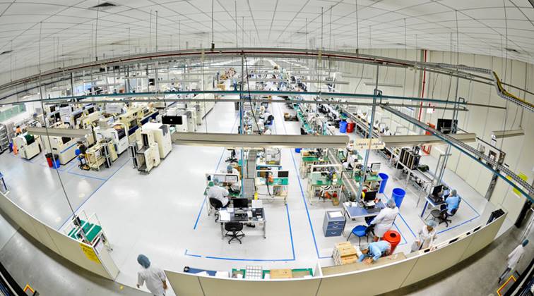 fábrica, zyxel, zona franca