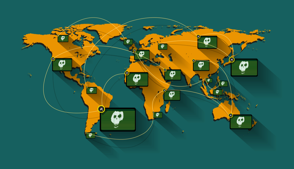 mundo, ciberataques, cibercrime