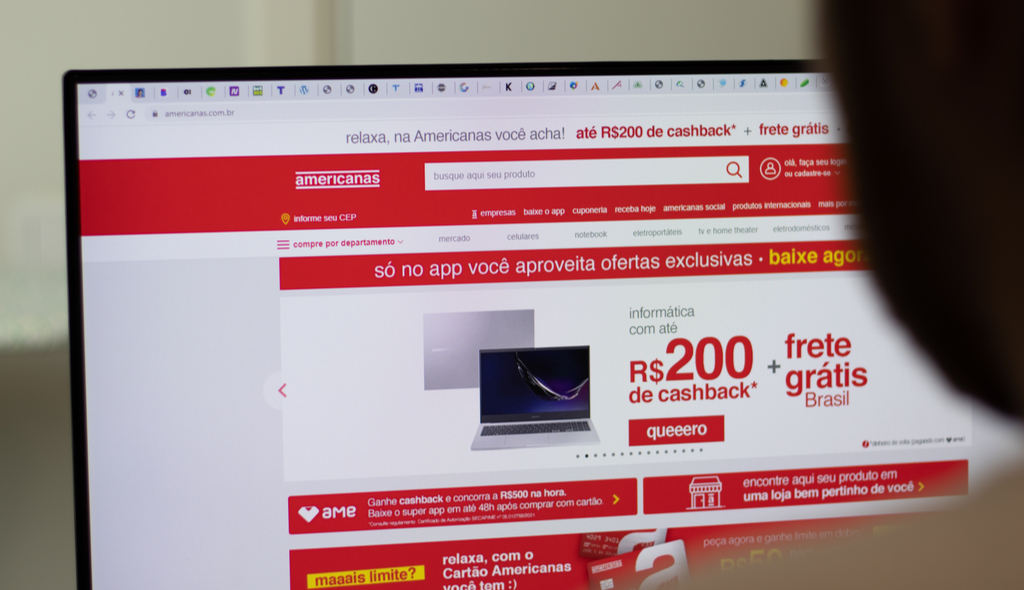 americanas, site