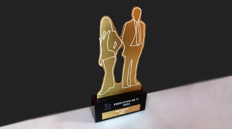 executivo de TI, troféu