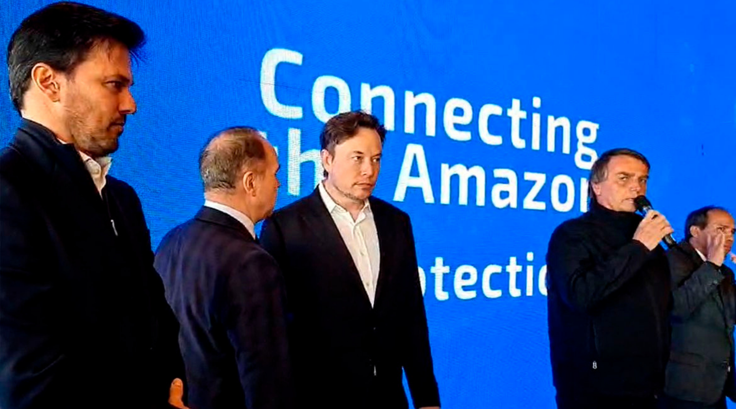 Jair Bolsonaro e Elon Musk
