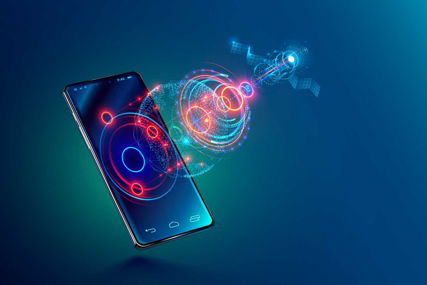 smartphone satélite