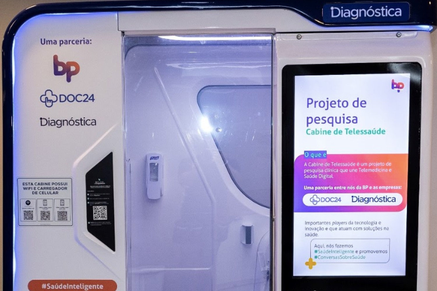 BP, cabines conectadas