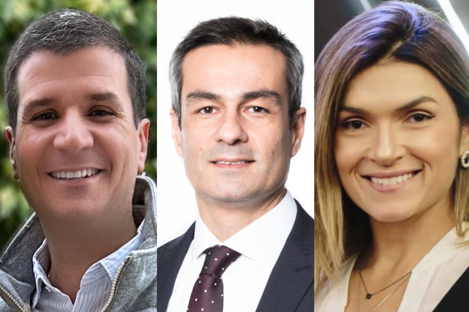 área de parcerias Alexandre Graff, vice-presidente sênior e diretor da FICO; Pablo Morales, diretor de parcerias e alianças da América Latina da FICO; e Kayla Vallim, vice-presidente de operações de negócios e experiência do parceiro na FICO
