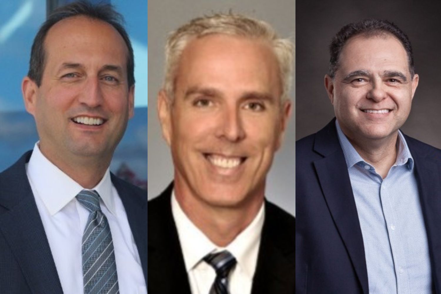 Al Timchuk, VP de vendas internacionais da Commvault, Darren Yablonski, diretor de engenharia para EUA, Canadá e Latam da Commvault e Bruno Lobo, general manager da Commvault na América Latina