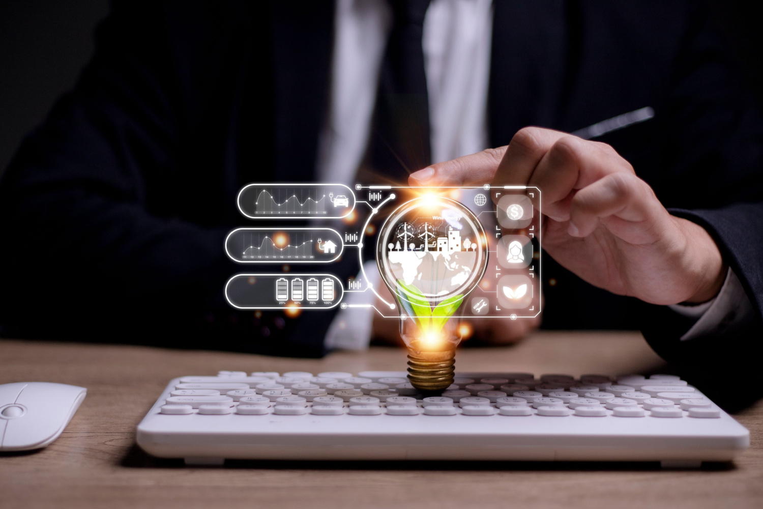 conceito de ESG, aquecimento global