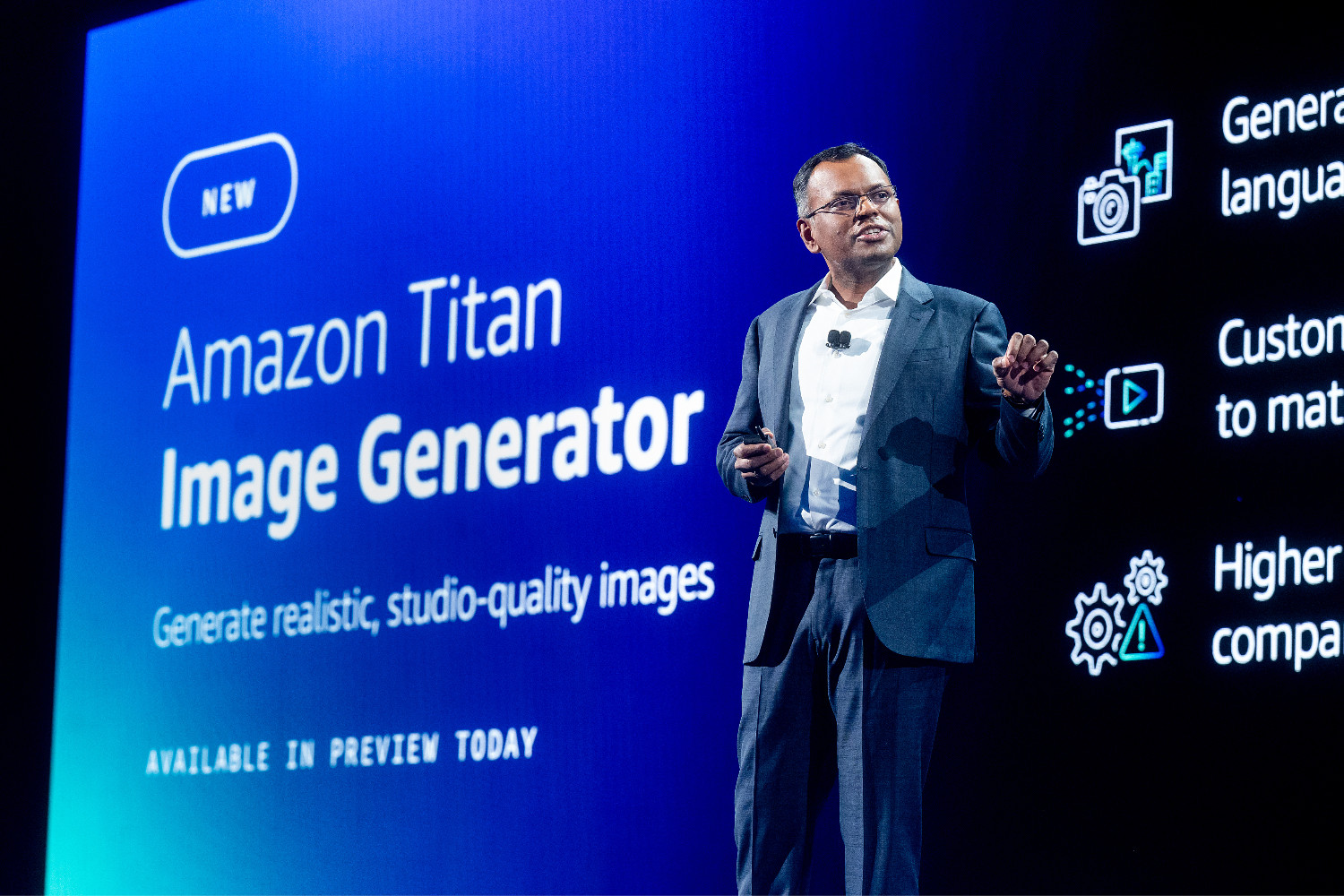 Swami Sivasubramanian, vice-presidente de Dados e Serviços de Machine Learning da AWS Bedrock