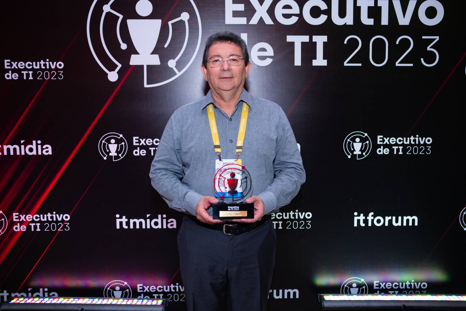 Ailton de Almeida Queiroz, gerente de TI da Coamo, durante o IT Forum Salvador