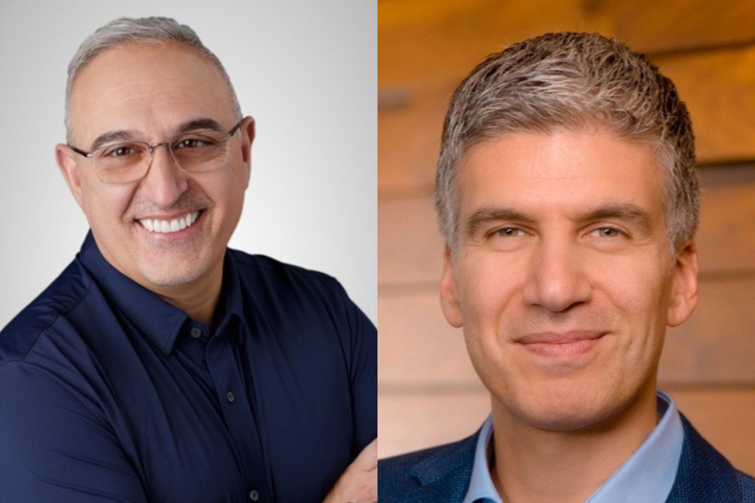 Antonio Neri, CEO da HPE, e Rami Rahim, CEO da Juniper Networks