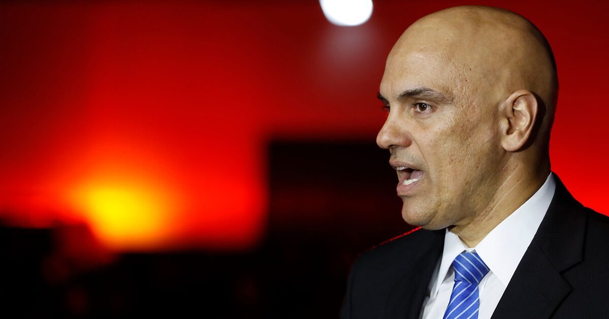 Alexandre de Moraes, ministro do STF. Redes, rumble