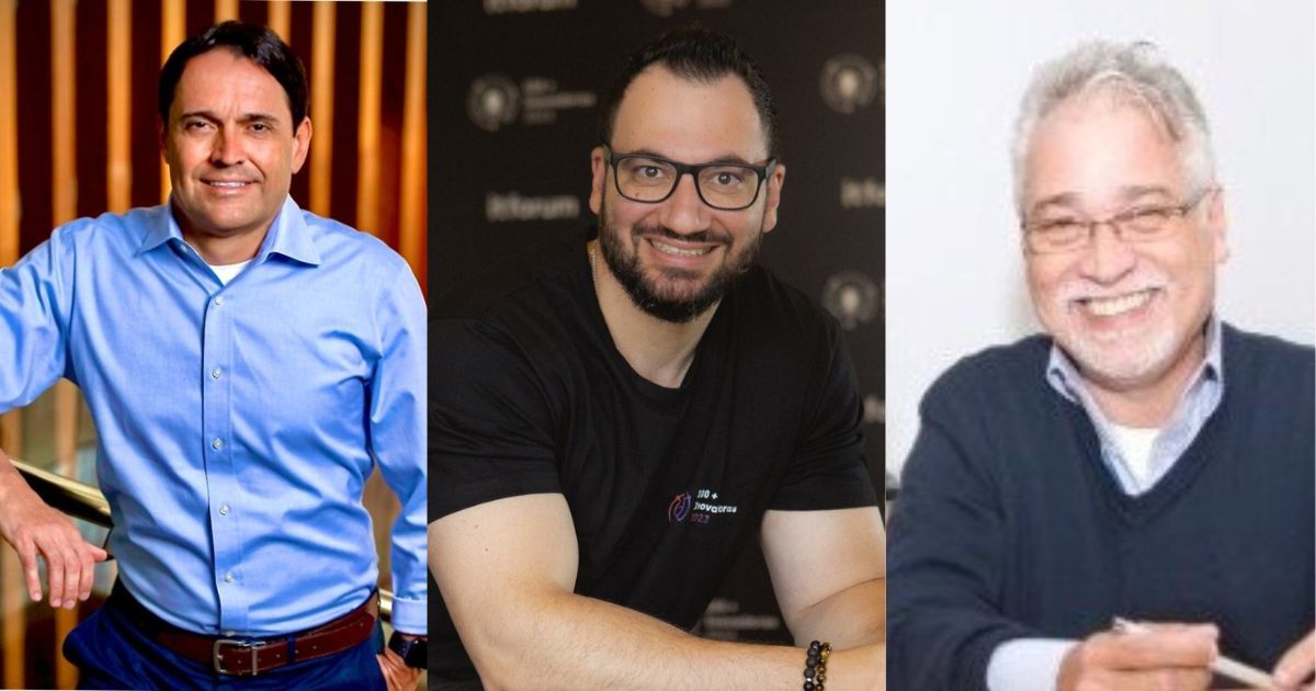 João Alvarenga, Alex Vieira e Milton Alves Fotos: Divulgação