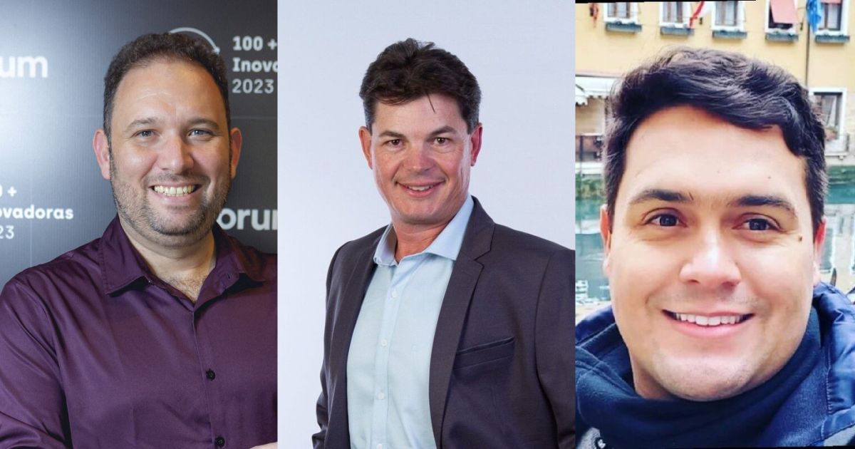 Leonardo Franco de Moura, Marco Andriola e André Braz Pereira Fotos: Divulgação