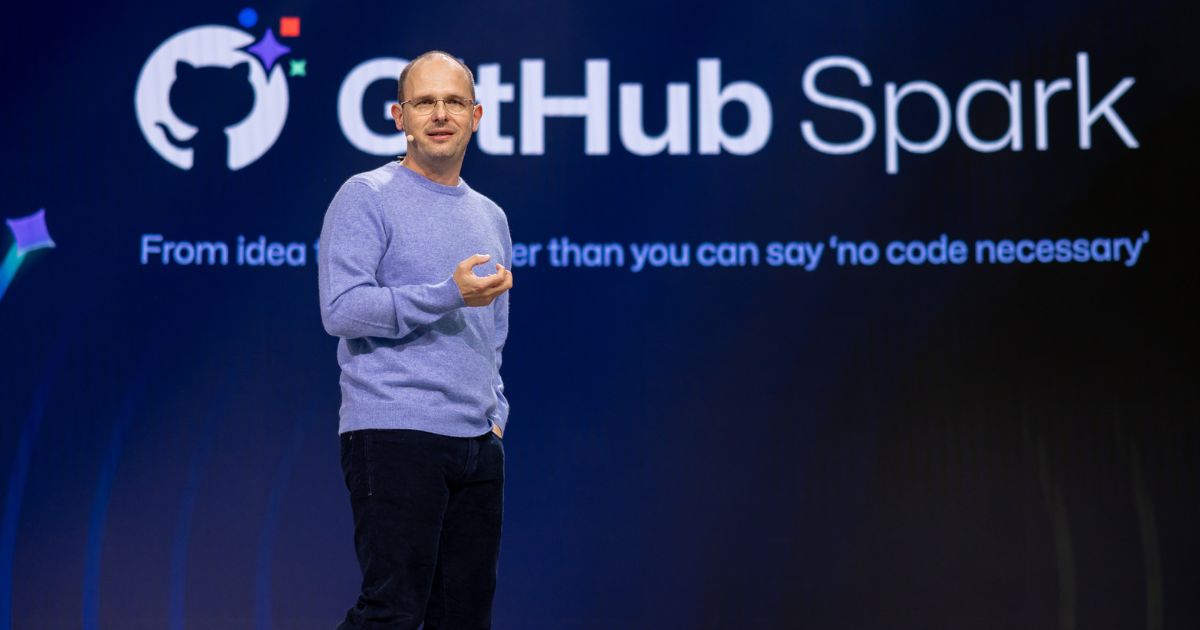 Thomas Dohmke, CEO do GitHub, no GitHub Universe 2024