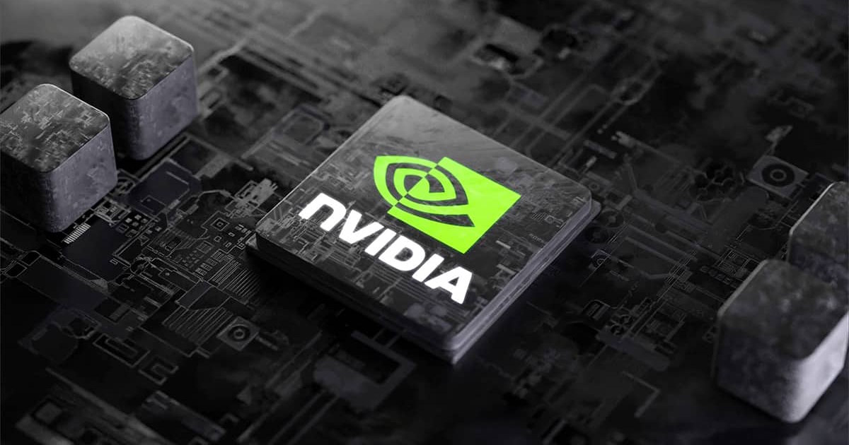 Imagem de um chip eletrônico com o logotipo da NVIDIA em destaque, representando a tecnologia de hardware avançada e inovação em processamento gráfico e inteligência artificial (gartner)