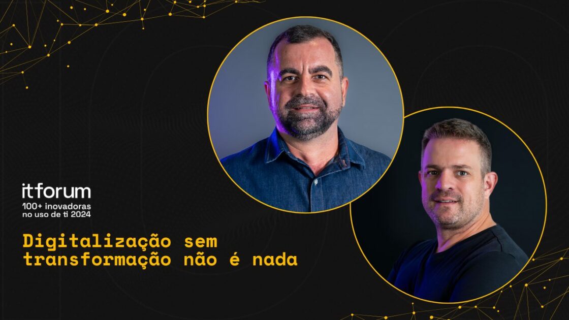 Luiz Martins, CIO da Allos, e Afranio Spolador, diretor de TI e Inovação da Ecorodovias
