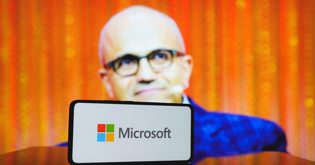 Satya Nadella, CEO da Microsoft. Imagem: Shuttestock