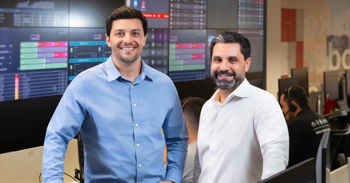 Daniel Galante, CEO da Claranet e Fábio Santos, COO da companhia. Imagem: Stephanie Veronezzi