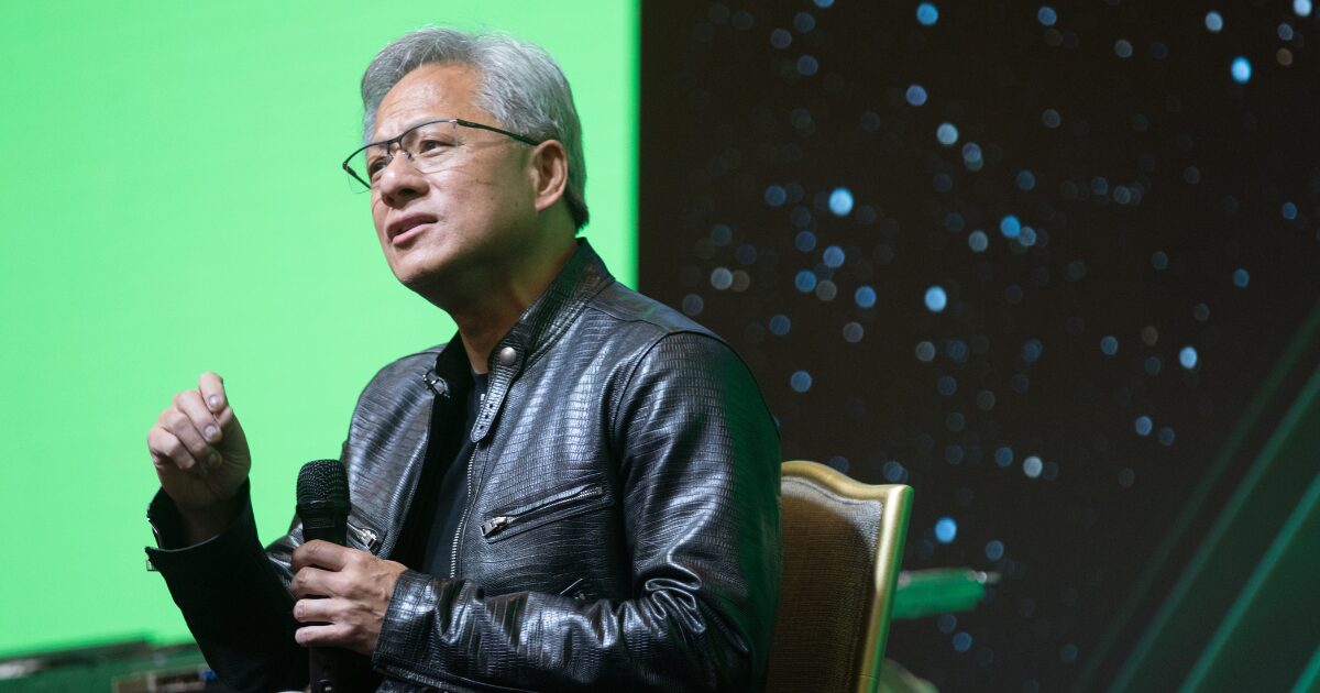 Jensen Huang, CEO da Nvidia. Imagem: Shutterstock
