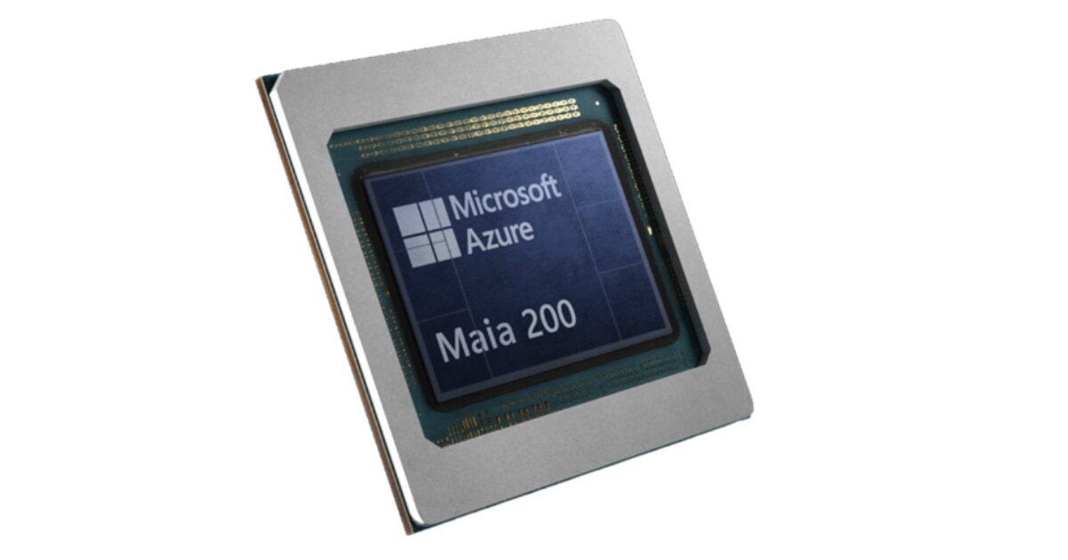 Maia 200 da Microsoft. Foto: Divulgação